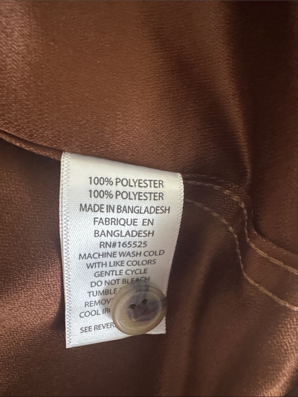 NWT- Women's Brown Suede Button-Front Faux Suede Jacket/Blouse/Button down shirt - Picture 11 of 15